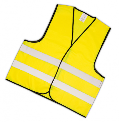 Reflexná vesta pre dospelých žltá veľ. XXL    EN ISO 20471:2013